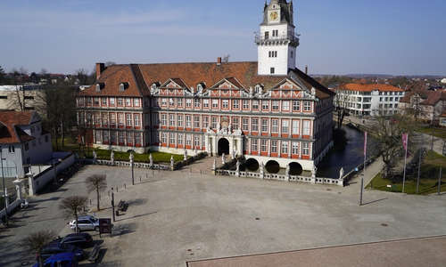 Der Schlossplatz in Wolfenbüttel.