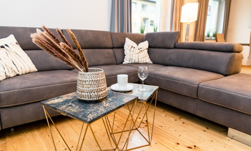 In dieser vollständig eingerichteten Gästewohnung der BBG wohnt nun eine ukrainische Familie. 