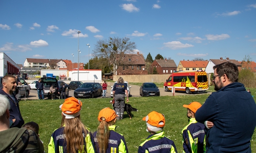 In Schöningen fand der Kreiskinderfeuerwehrtag 2022 statt.