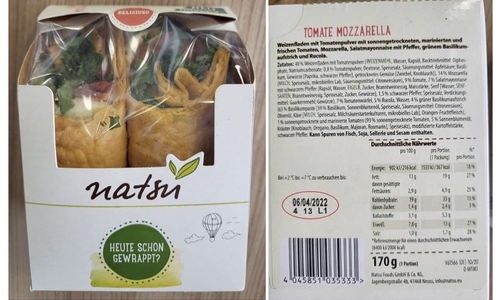 Das betroffene Produkt.