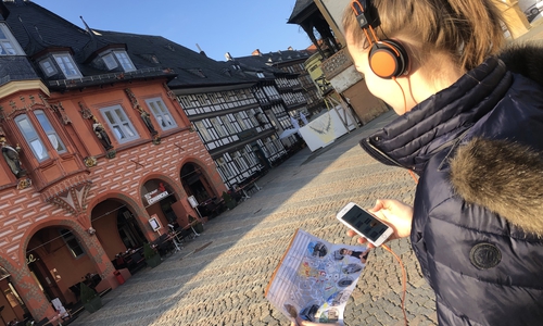 Den Audioguide gibt es seit 2019 in Goslar.