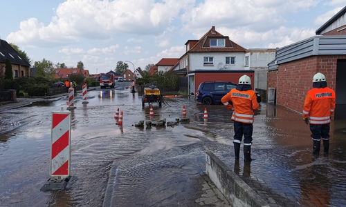 Mehrere hunderttausend Liter Wasser waren ausgelaufen.