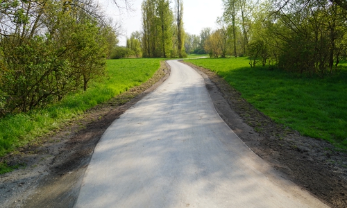 Der äußere Weg um den Südsee ist jetzt komplett asphaltiert.