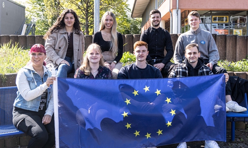 Teilnehmende Schüler des Erasmus Plus