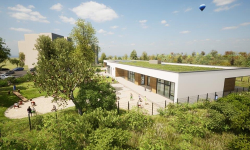 So soll die neue Kindertagesstätte gemäß der Planung des beauftragten Planungsbüros aussehen.