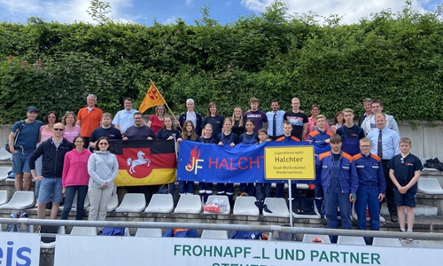 Die Wettkampfgruppe der Jugendfeuerwehr Halchter gehört zu den besten Deutschlands.