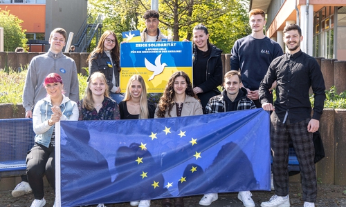 Die Schülervertretung der Ludwig-Erhard-Schule.