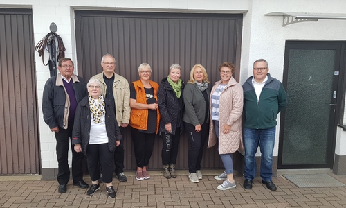 Der neue Vorstand des SoVD-Ortsverbandes Veltenhof, ganz rechts der 1. Ortsvorsitzende Reiner Knoll.