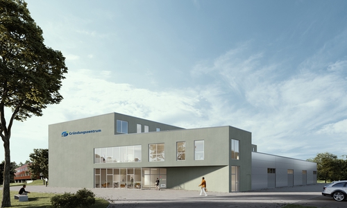 Auf dem Campus der TU Clausthal wird im Spätsommer 2022 das neue Gründungszentrum eröffnen.