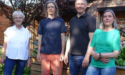 Der neue Vorstand der Cremlinger Grünen.