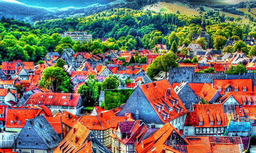 „Bergstraße“ lautet der Titel dieser Fotografie, die Uwe Siegmeier angefertigt hat.