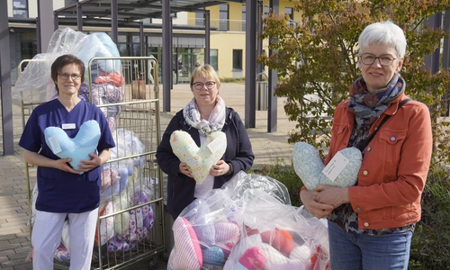 Anette Hoge mit den Vertreterinnen der LandFrauen Wahrenholz.