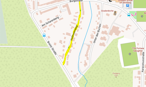 Der Lageplan der Bauarbeiten.