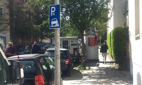 Viel Verkehr und wenig Platz. 