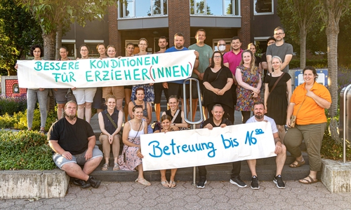 Einige Eltern kamen zur Ausschusssitzung, um ihren Unmut kundzutun. 