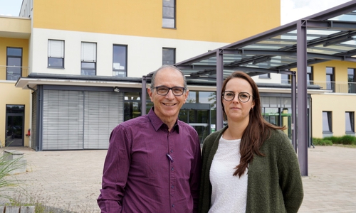 Dr. Suhail Mutlak freut sich auf die Zusammenarbeit mit Oberärztin Anja Hofmann.