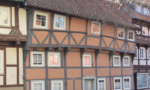 Wasserstraße 7 in Hornburg, 1508, und damit das älteste sicher datierte Haus der Stadt Hornburg.