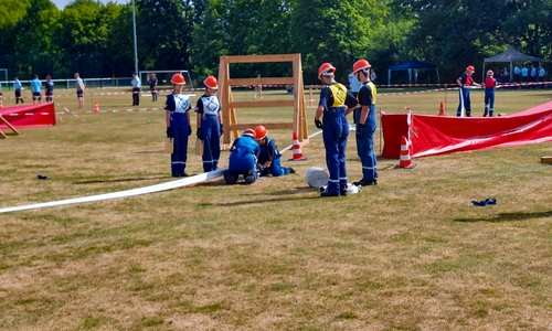 Die Jugendfeuerwehr Heiningen hat sich für den Landesentscheid qualifiziert.
