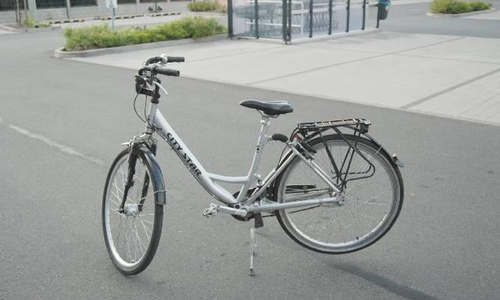Dieses Fahrrad wurde von der Polizei sichergestellt