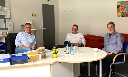Stefan Marken, Jan Schröder und Wolfgang Mittwollen (v. li.).