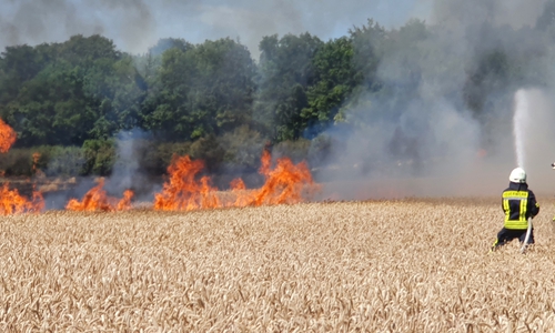 Einsatzstelle bei Hahndorf
