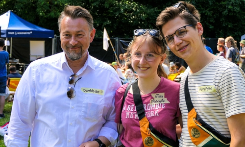 Bürgermeister Ivica Lukanic machte sich vor Ort ein Bild vom Summertime Festival.