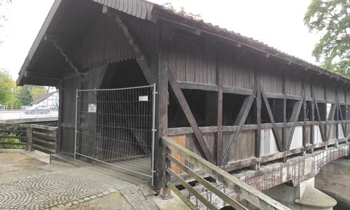 Die Okerbrücke in der Schleusenstraße.