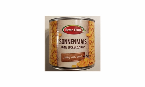 Dieser Mais wird zurückgerufen.