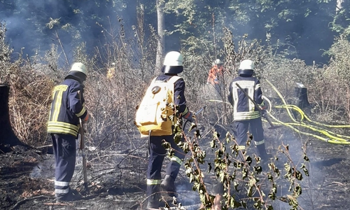 Erneut brannte es bei Lauingen.
