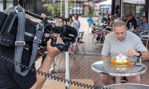 Thorsten Orth schaffte es mit seinem Rekordversuch ins Fernsehen.