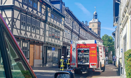 Die Feuerwehr Goslar blickt auf einen einsatzreichen Vormittag zurück.