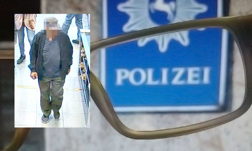 Die Polizei sucht nach einem Dieb und veröffentlicht Fahndungsfoto.