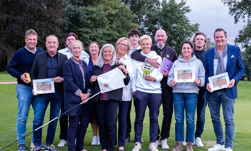 Gewinner des Benefiz-Golfturniers.