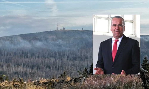 Innenminister Pistorius verschaffte sich Überblick über die Lage im Harz.