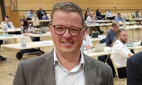 Jan Schröder, Vorsitzender des Rates der Stadt Wolfenbüttel und Direktkandidat der SPD zur Landtagswahl in Niedersachsen.