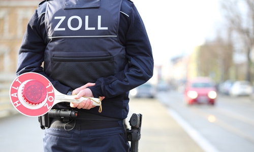 Eine Zollkontrollstelle.