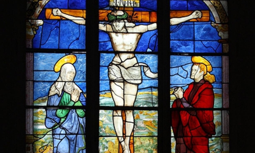 Kirchenfenster, ursprünglich aus der St. Katharinenkirche