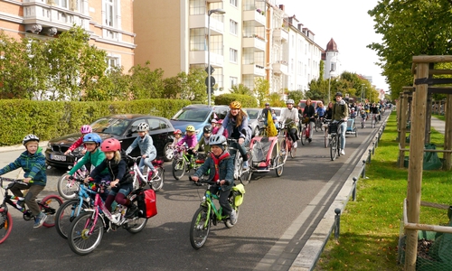 Die Braunschweiger Kidical Mass fand zuletzt im September 2021 statt.