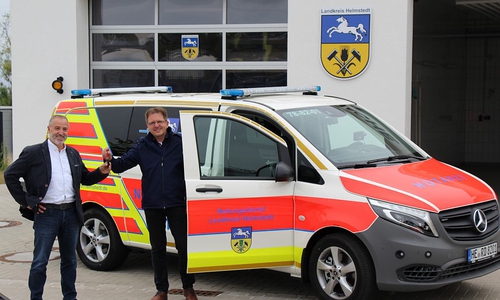 Das neue Notarzteinsatzfahrzeug wird an der Rettungswache Helmstedt stationiert sein.