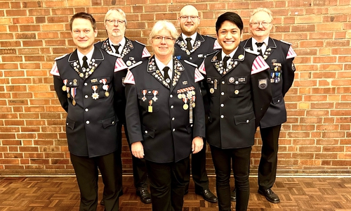 Björn Bühnert, Dieter Tomalik, Heike Tomalik, Robin Rögner, Duc Nguyen und Torsten Sippel (v. li.).