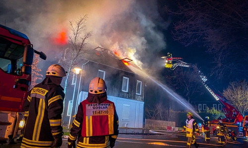 Das Feuer konnte nur noch von außen bekämpft werden.