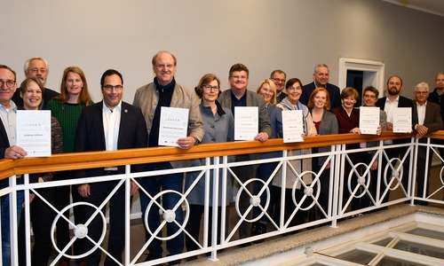 Die Vertreter der sechs LEADER-Regionen Südostniedersachsens im Amt für regionale Landesentwicklung Braunschweig