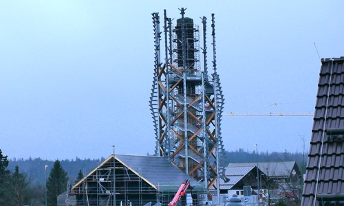 Der Harzturm macht Fortschritte.