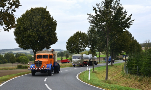 Die Fahrzeuge waren in der ganzen Region unterwegs.