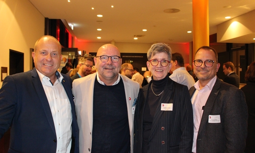 Gerhard Radeck, Marc Angerstein, Dorothea Dannehl und Thomas Klein genossen den Abend.