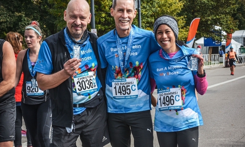 Christoph Seider, Brian Hile und Cheryl Hile (v. li.).