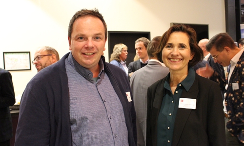Stefan Freydank (Pressesprecher der Agentur für Arbeit Braunschweig-Goslar) mit Kerstin Kuechler-Kakoschke (Geschäftsführerin der Agentur für Arbeit Braunschweig-Goslar).