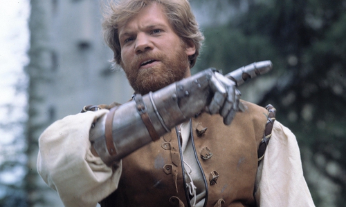 Raimund Harmstorf als Götz von Berlichingen.