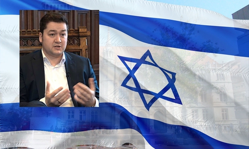 Oberbürgermeister Dr. Thorsten Kornblum findet klare Worte für den Diebstahl der Israel Flagge. (Archiv)