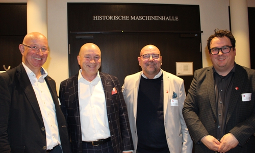 Detlev Quidde (Oker-Ballooning), Dr. Volker Müller (Hauptgeschäftsführer Unternehmerverbände Niedersachsen), Marc Angerstein (Geschäftsführer Medien für die Region GmbH) und Werner Heise (Chefredakteur regionalHeute.de).